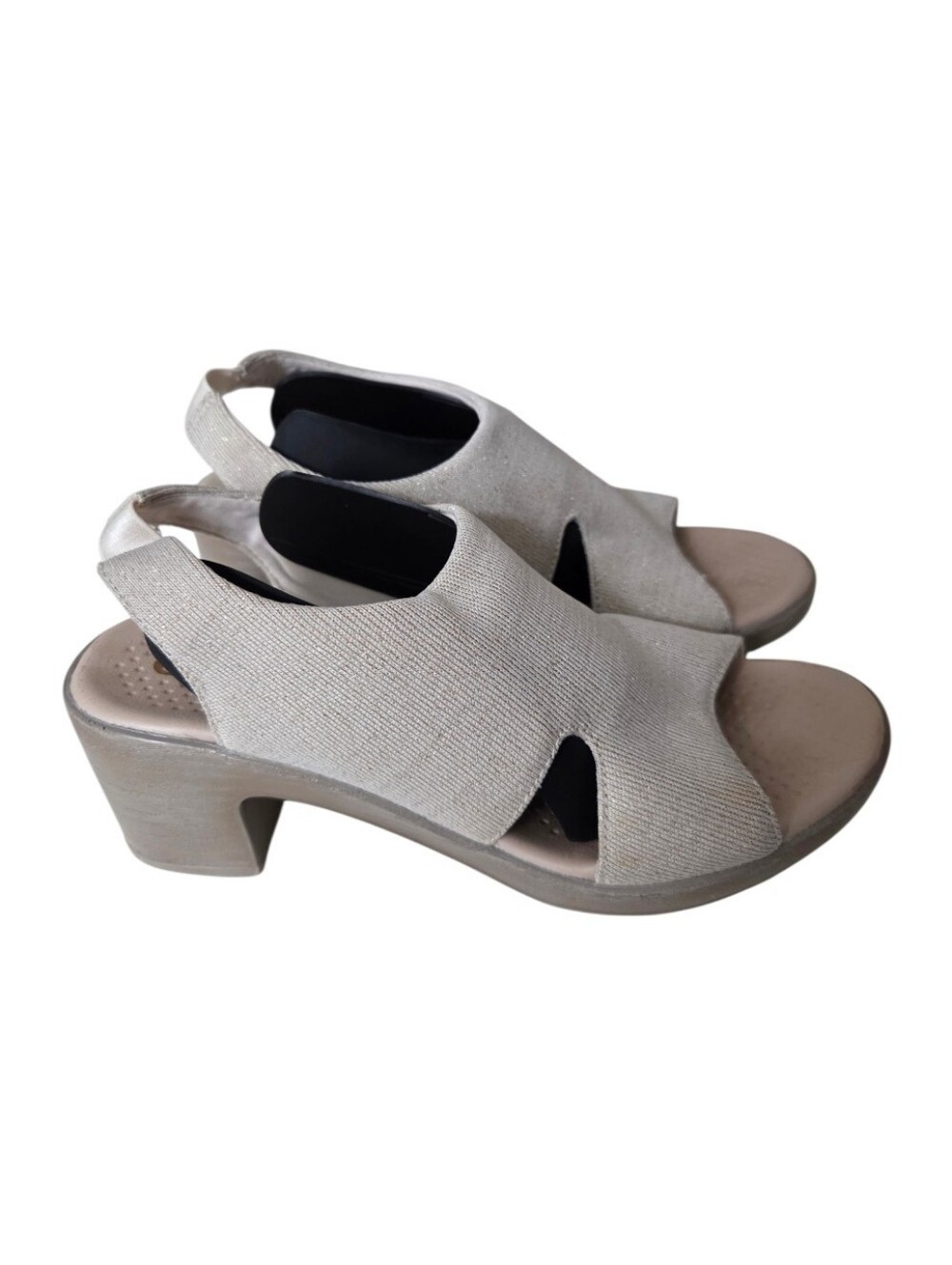 LifeStride BZees Clouds Women's Eden Neutral Slingback Sandals Size 7W